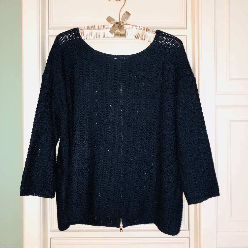 ANN TAYLOR Open Weave Sweater